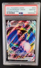 Cramorant VMAX 055/072 PSA 10 GEM MINT Shining Fates Pokemon Graded Card